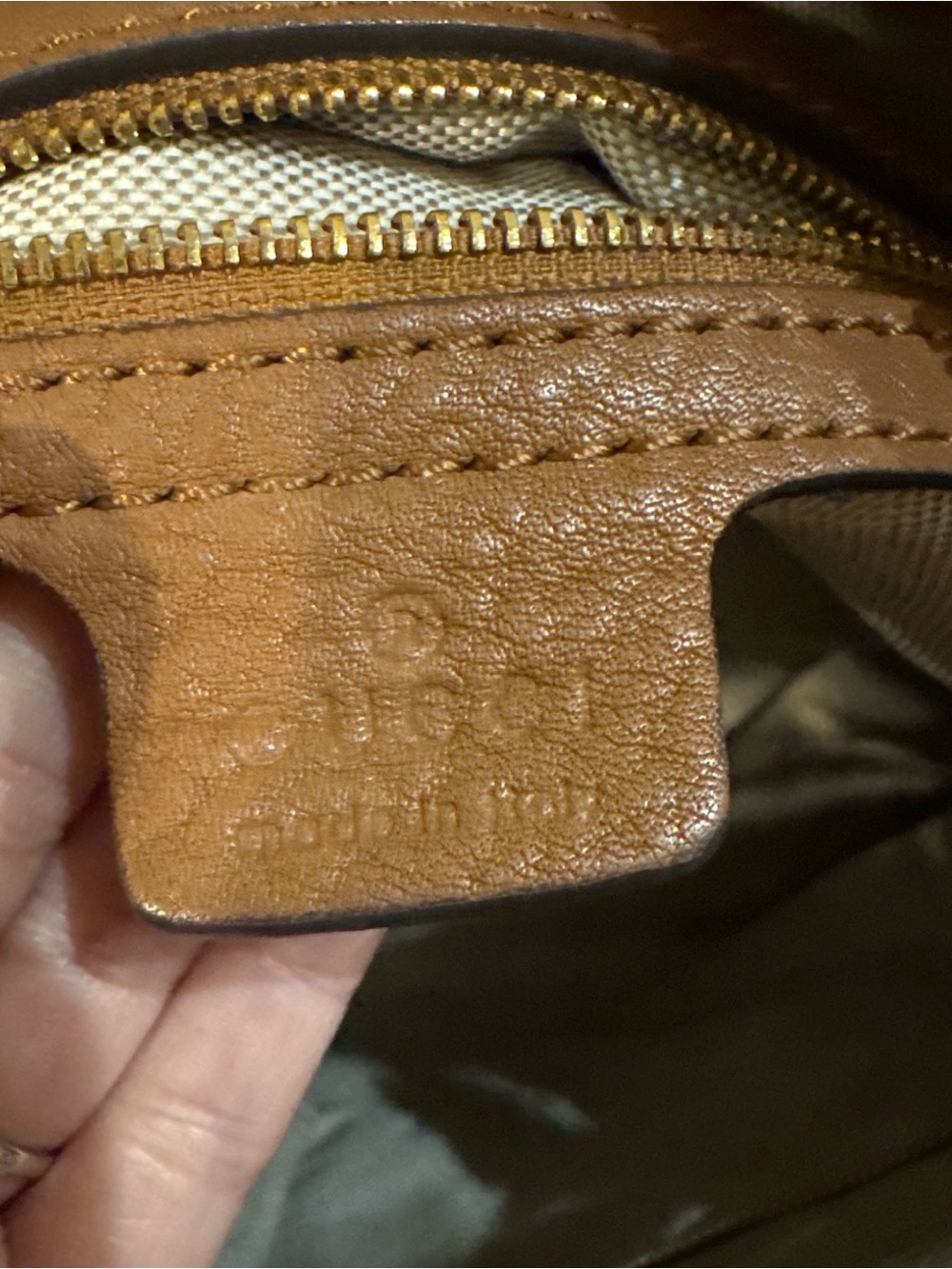 Gucci Beige and Brown GG Canvas Hobo Shoulder Bag - Picture 6 of 9